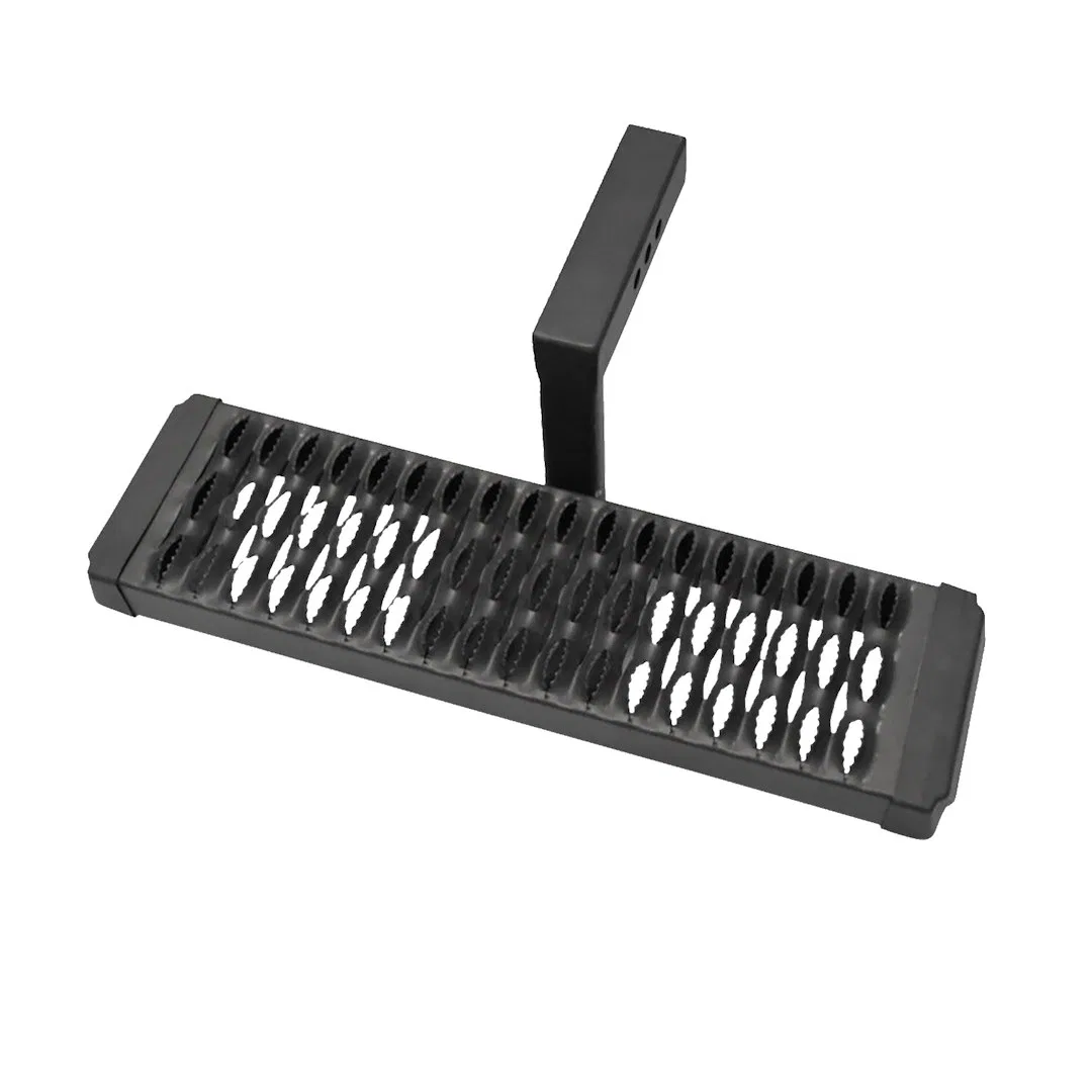 AHS002B – TRAILFX Truck Step, Hitch Mount Fits 2 Inch Receivers 6 Inch Drop Step Non-Extendable Stationary Powder Coa...